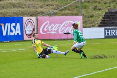<p>
	2014 FH - Brei&eth;ablik 1 - 1. &nbsp;T&oacute;mas &Oacute;li Gar&eth;arsson skorar strax &aacute; 3. m&iacute;n&uacute;tu eftir sendingu fr&aacute; P&aacute;li Olgeiri &THORN;orsteinssyni. &nbsp;Mynd: HVH</p>
