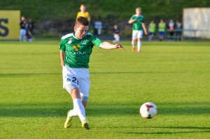 <p>
	2014 Fj&ouml;lnir - Brei&eth;ablik 1 - 1. &nbsp;Baldvin Sturluson &thorn;rumar &aacute; marki&eth;. &nbsp;Mynd: HVH</p>
