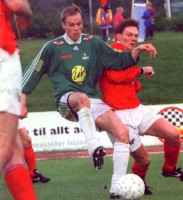 <p>1999 Brei&eth;ablik - Valur 2 - 0. &nbsp;Bjarki P&eacute;tursson &iacute; leik vi&eth; Val &aacute;ri&eth; 1999.<br />
&nbsp;</p>
