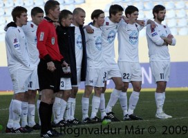 <p>
	V&iacute;taspyrnukeppni &aacute; Laugardalsvelli 3. okt&oacute;ber 2009. Fram &ndash; Brei&eth;ablik &iacute; &uacute;rslitaleik VISA Bikarkeppni KS&Iacute;. Sta&eth;an eftir venjulegan leikt&iacute;ma var 1-1. B&aelig;&eth;i li&eth; skoru&eth;u mark &iacute; framlengingu og sta&eth;an 2-2. &THORN;a&eth; &thorn;urfti &thorn;v&iacute; vitaspyrnukeppni til a&eth; &uacute;tklj&aacute; leikinn. Brei&eth;ablik vann v&iacute;takeppnina 4-5 og karlali&eth; Brei&eth;abliks &thorn;v&iacute; Bikarmeitari KS&Iacute; &iacute; fyrsta sinn &iacute; s&ouml;gu f&eacute;lagsins.&nbsp;</p>
